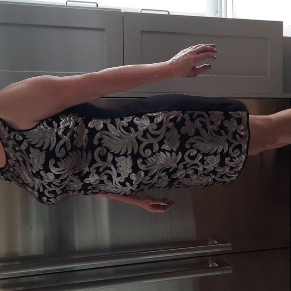 Simon Chang sequined cocktail dress - Picture 5 of 7